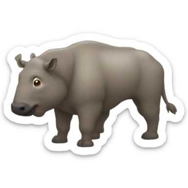 Un gros gros gros carcajou qui fait un pous Vaires le haut sticker