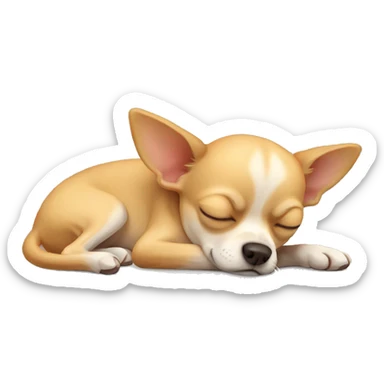 chihuahua sleeping sticker
