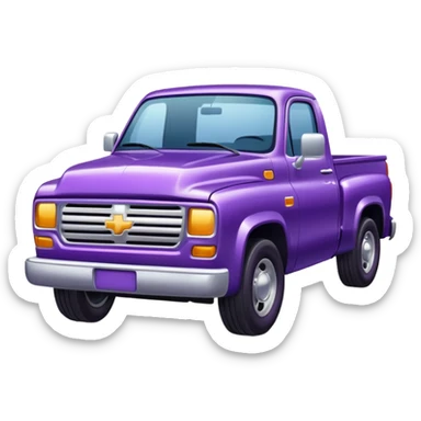 purple pickup point  sticker