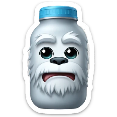Yeti drink bottle  sticker
