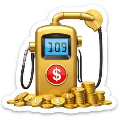 Crypto Gas fee sticker