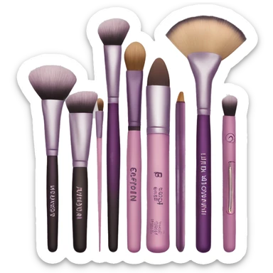 Glamour girl makeup set tools  sticker