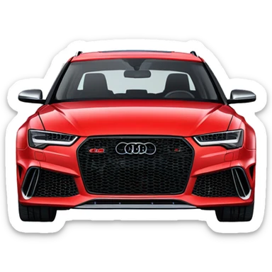 Audi rs6 sticker