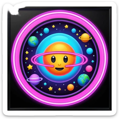 Fashion planet sticker