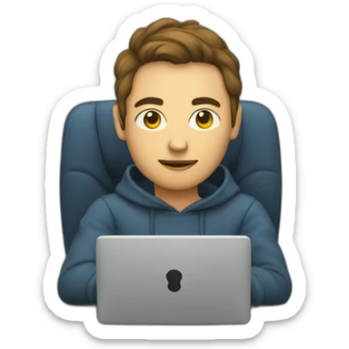 coder on computer sticker