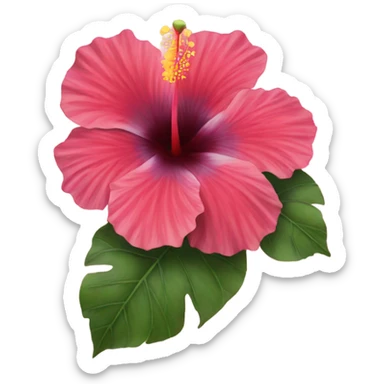 hibiscus  sticker