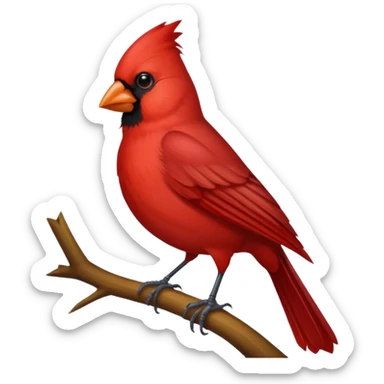 cardinal bird sticker