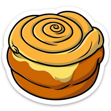 cinnamon bun sticker