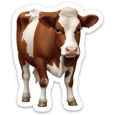 Pooled Hereford heifer. More orange on body. No white face.  sticker