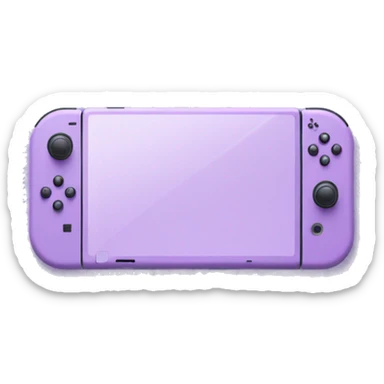 Pastel purple Nintendo switch  handheld  sticker