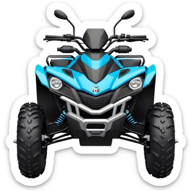 atv cf moto cforce 1000 a front sticker