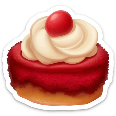 Red velvet cake sticker