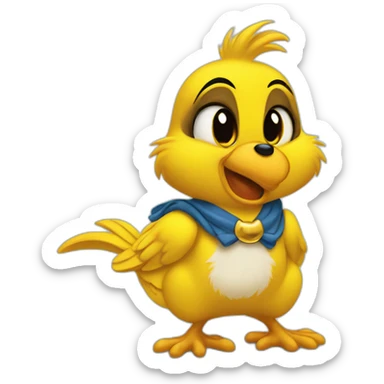 Tweety looney tunes sticker