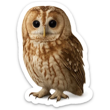 Owl sticker