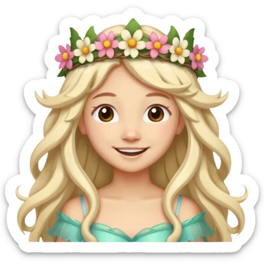 féé souriante sticker