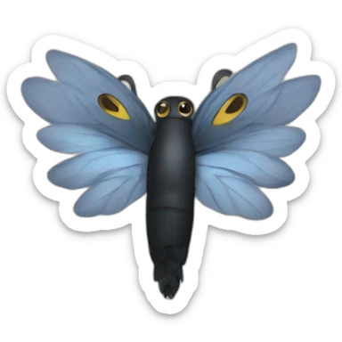 Lazo negro de luto sticker