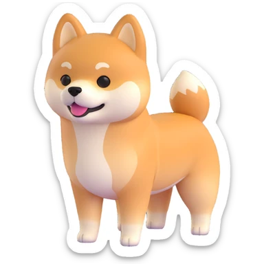 cute shiba inu sticker