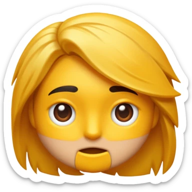 A blurry photo becoming sharp. sticker