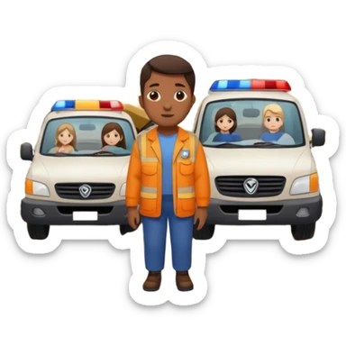 natural disaster recovery sticker