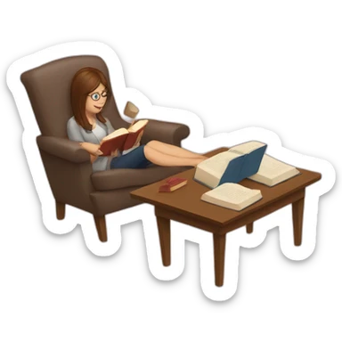 Book club sticker
