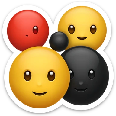 Make a flat color, red yellow and black. Just With The Colors, I, Give vIt To You And The Sammi order. sticker