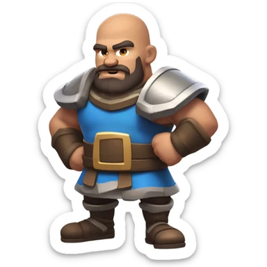 Clash royale bowler  sticker