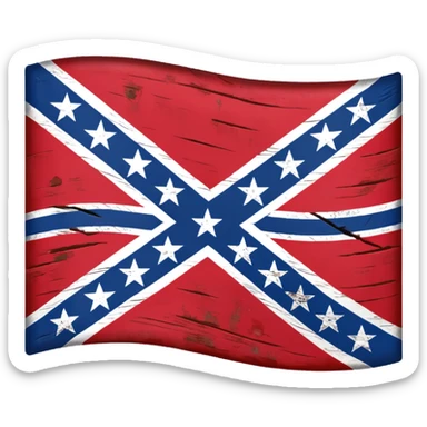  confederate flag emoji sticker