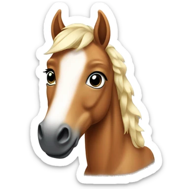 Baby horse sticker