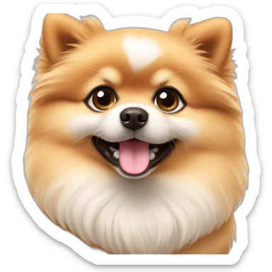 Cute little Pomeranian sticker