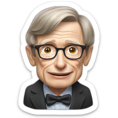 steven hawking sticker