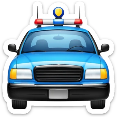 Police car sticker