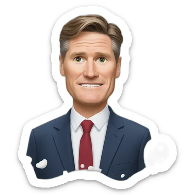keir starmer coconut milk accident sticker