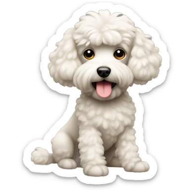 French caniche sticker