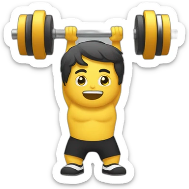 Dumbells sticker