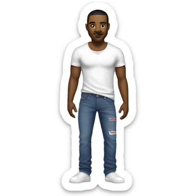 Atlanta gangster w purple brand jeans sticker