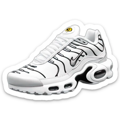 nike air max tn blanche sticker