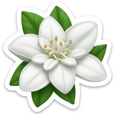 jasmine flower sticker