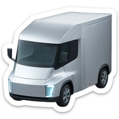 Tesla cyber truck sticker