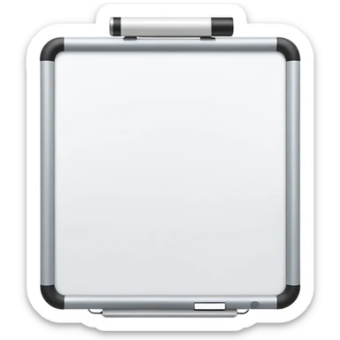 Whiteboard sticker
