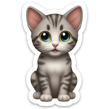 Baby cat sticker