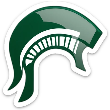 michigan state spartans logo sticker
