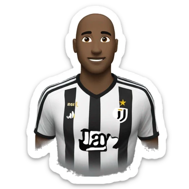 juventus heart sticker