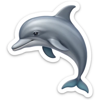 dolphin' sticker