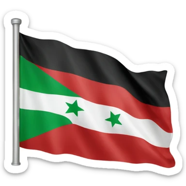 Independent Syria flag sticker
