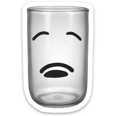 glass can tumbler sticker