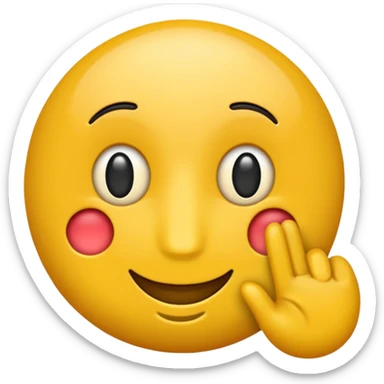 Einen Gelben Emoji mit Zylinder und monockel sticker