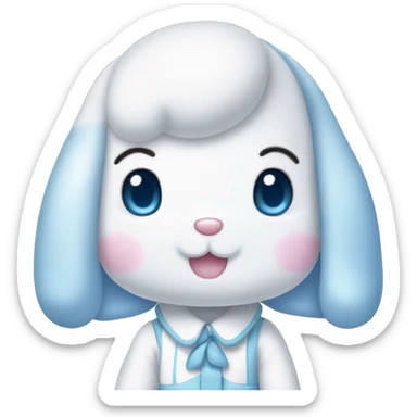 cinnamoroll from hello kitty sticker