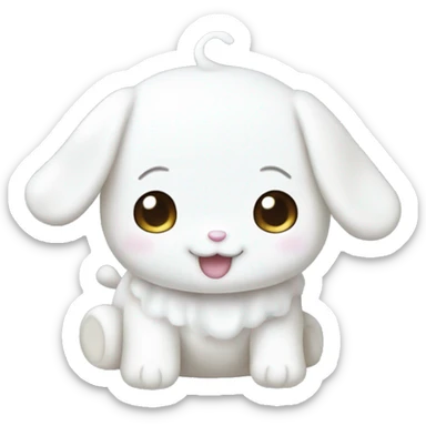 cinnamoroll being cute  sticker