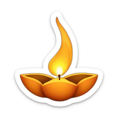 diwali lights sticker