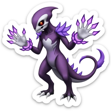 Duskull-Darkrai-Palkia-Fakémon-fusion (full body) sticker
